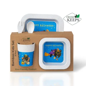 ست سرو غذای کودک فرشکیپس مربع 5 تکه 13 ست سرو غذای کودک فرشکیپس مربع 5 تکه - طرح 13