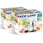غذاساز نیولند مدل NL-2592BS ده کاره استیل