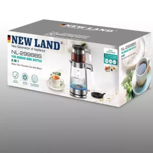 چای ساز روهمی نیولند مدل NL-2998BS مشکی 2 کاره