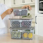 باکس میوه و سبزیجات هومکت مدل نیکا 3902 سایز متوسط