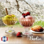 بستنی خوری بلور اصفهان مدل برلین (بسته 6 عددی)