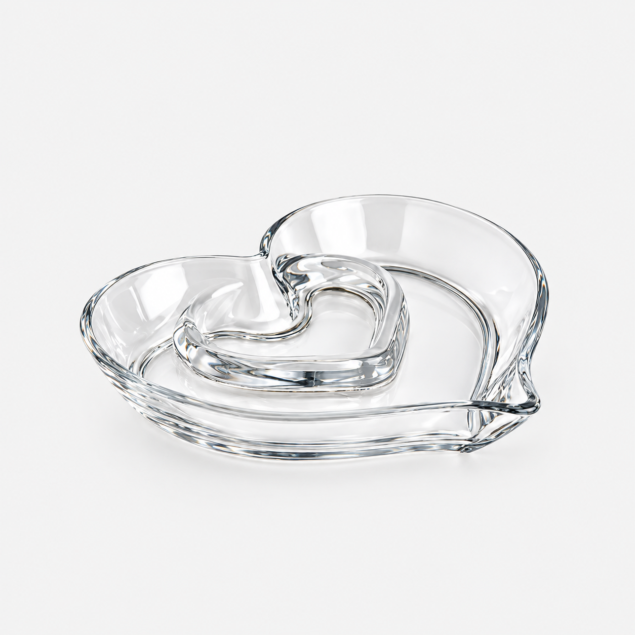 اردوخوری بلور کاوه مدل سیمپل هارت ۲ خانه