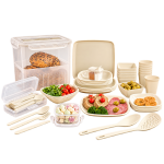 سرویس مسافرتی ۶۰ پارچه ۶ نفره لیمون