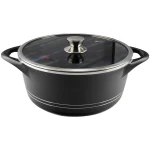 قابلمه گرانیتی MGS مدل ایتالیا B سایز 32 مشکی