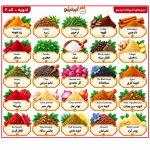 برچسب ادویه لیبلینو کد 2